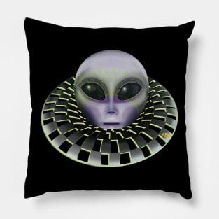 Alien Vortex Pillow