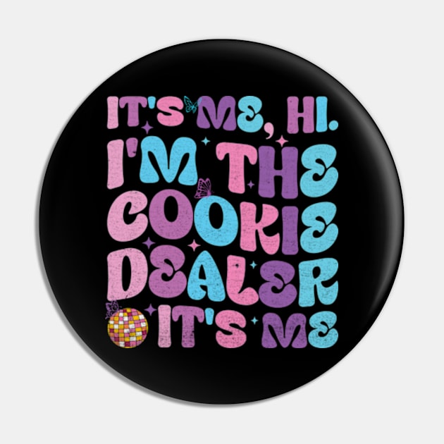 It's Me Hi I'm The Cookie Dealer It's Me Girls Scout Troop Scouting Pin by RiseInspired