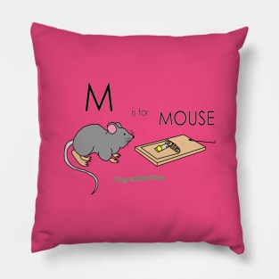 M is for MOUSE Pillow