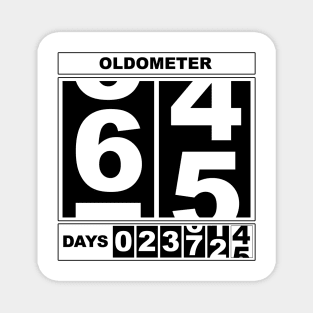65th Birthday Oldometer Magnet