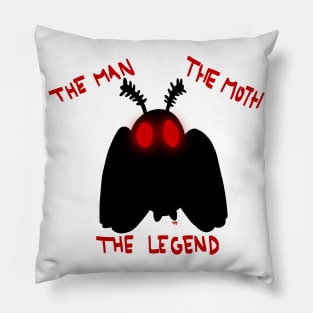 The Man, the Moth, the Legend Pillow