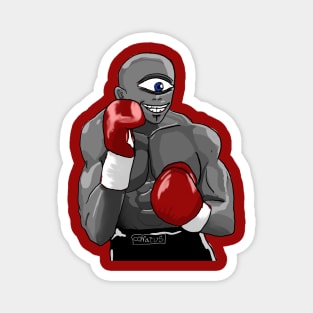 Boxing cyclop Magnet