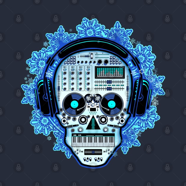 DJ Ice Sugar Skull by DavesTees