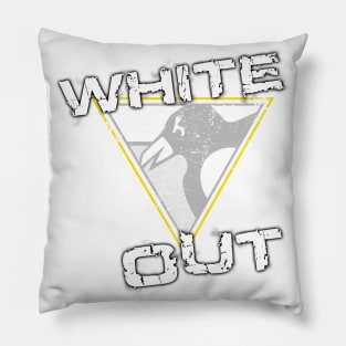 The Penguins are in a White Out Pillow