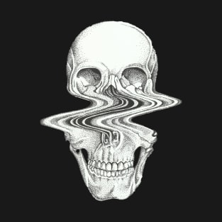 Waved Skull T-Shirt