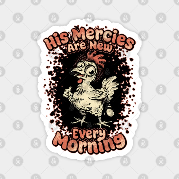 His Mercies are New Every Morning Magnet by TreehouseDesigns