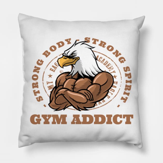 Strong Body, Strong Spirit Pillow by NotUrOrdinaryDesign