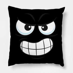 Big Angry face Pillow