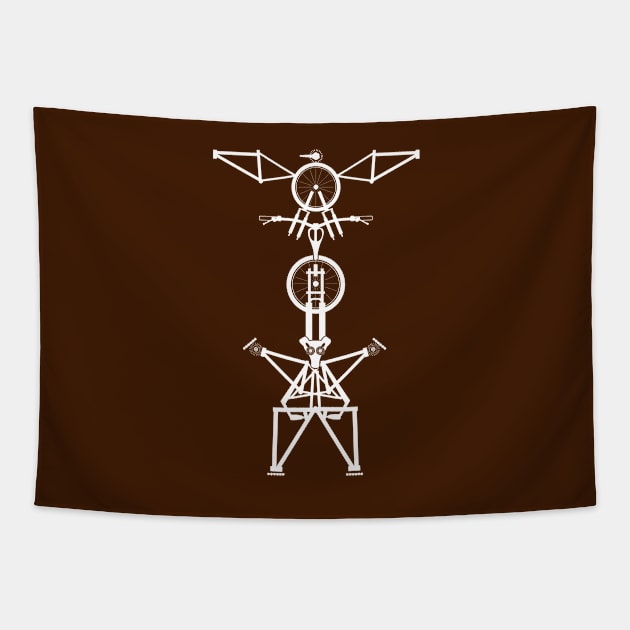 MTB Totem Tapestry by ek