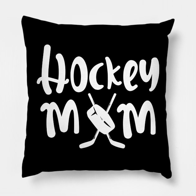 hockey mom Pillow by hananeshopping