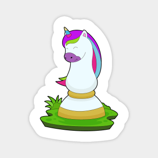 Unicorn Chess piece Knight Chess Magnet