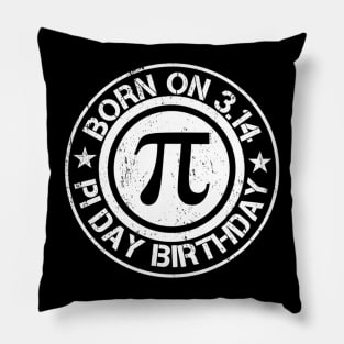 Born on Pi Day Math Equations Sunset Gift Geek Birthday Gift idea Pillow