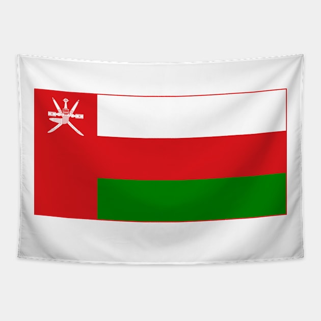 Flag of Oman Tapestry by COUNTRY FLAGS