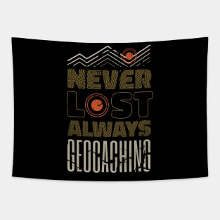 Never Lost Always Geocacher Geocaching Cache Tapestry