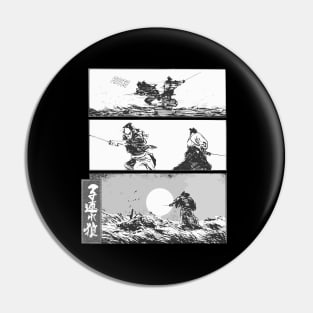 lone wolf and cub Pin