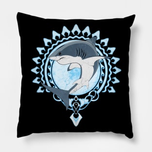 White Shark Blue Ice Pillow