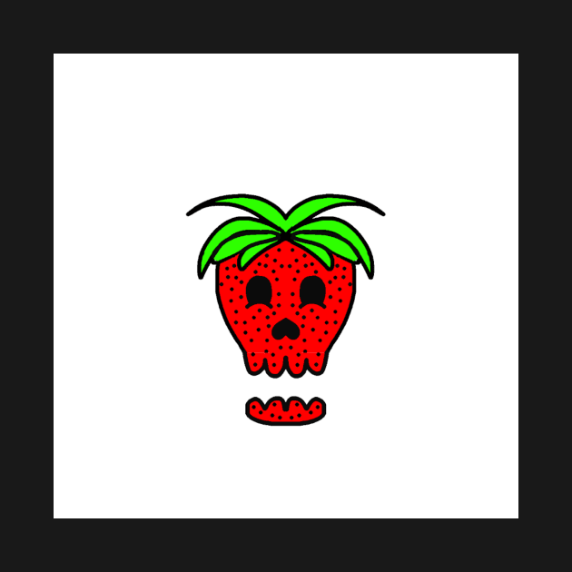 Strawberry Skull by mushriah333