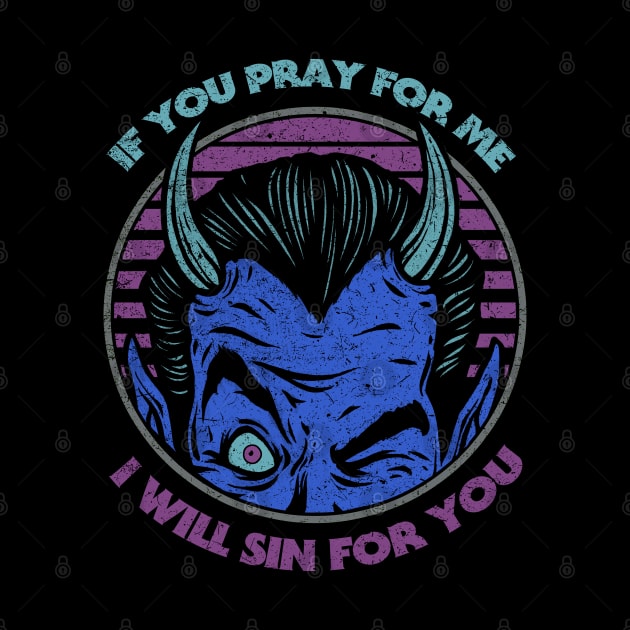 "SIN FOR YOU" BLUE by joeyjamesartworx