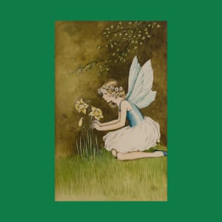 Fairy with Daffodils by Ida Rentoul Outhwaite T-Shirt