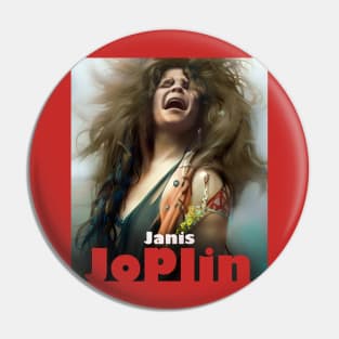 Janis Joplin Pin