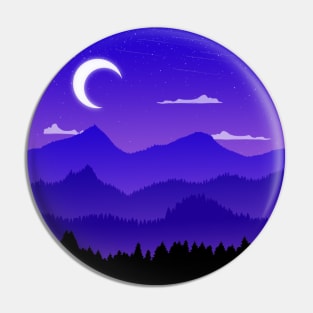 A purple night Pin