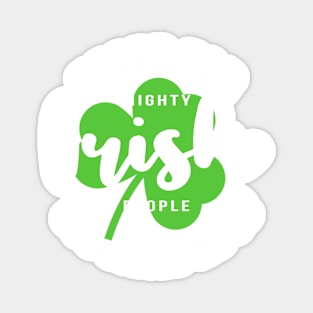 St Patrick's Day Irish Funny Leprechaun Clover Shamrock Magnet