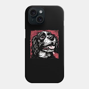 Retro Art English Cocker Spaniel Dog Lover Phone Case