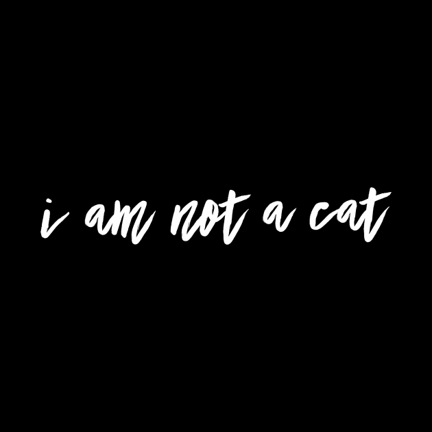 I am not a cat by Digital GraphX