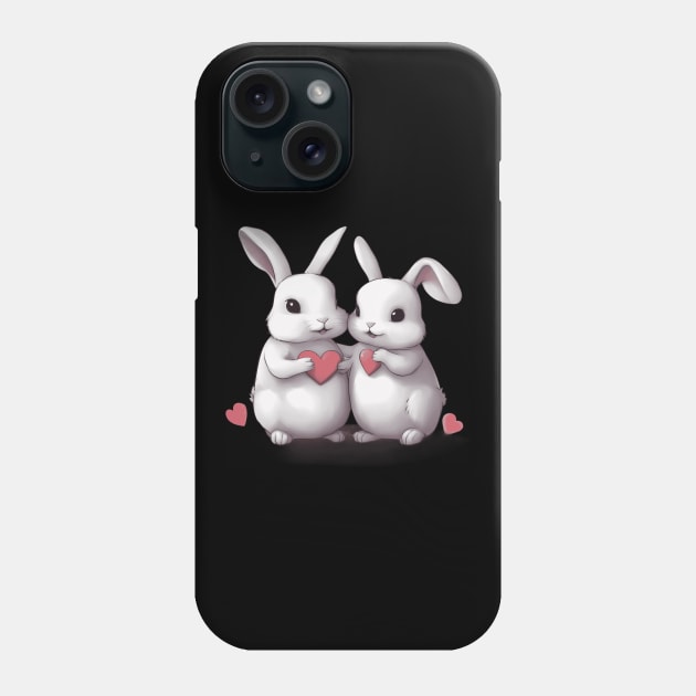 Love Bunny Phone Case by animegirlnft