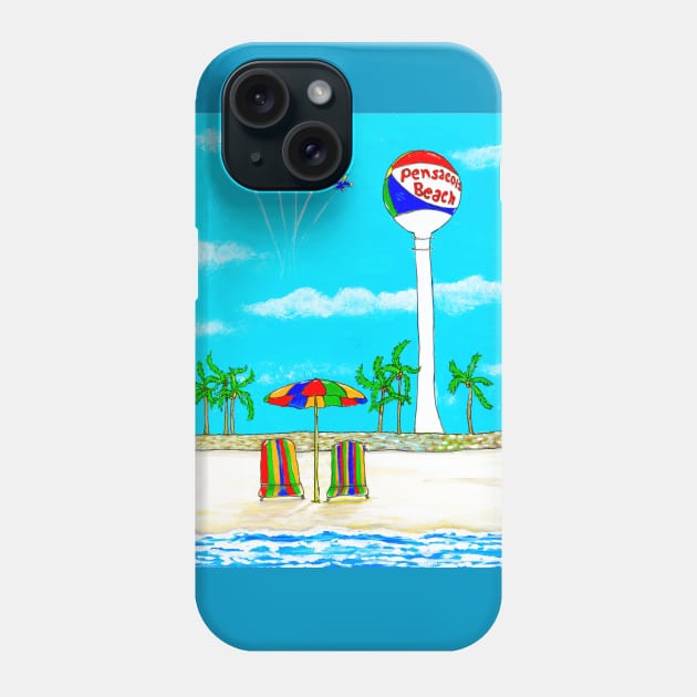Pensacola Beach Florida Phone Case by Cottin Pickin Creations