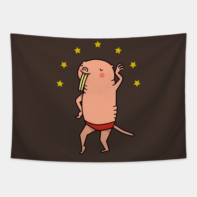 Naked Mole Rat Tapestry by Jumpyhippo