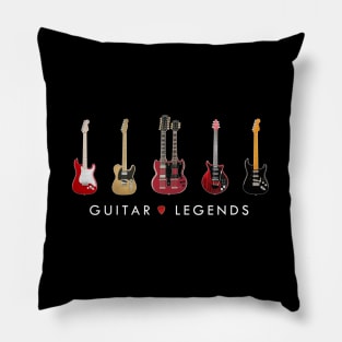 Guitar Legends Collection Pillow