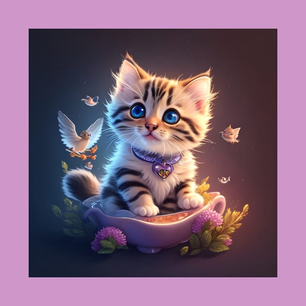 Cute Kitten by MiracleROLart