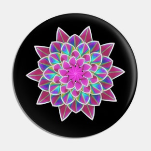 3d lotus mandala Pin