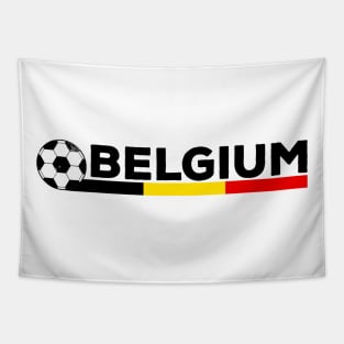 Belgium Football Soccer Fan Design Tapestry
