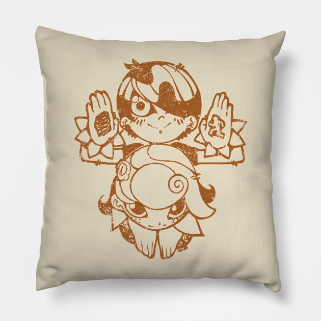 Springman Records Pillow by MindsparkCreative