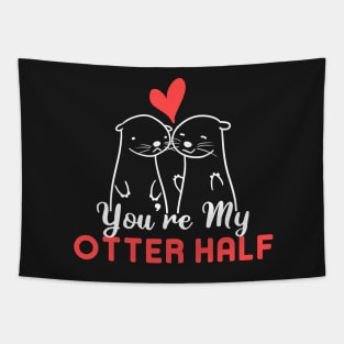 You're My Otter Half Tapestry