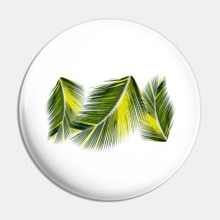 Palm leaves tropical design Pin