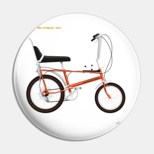 Classic Raleigh Chopper Mk1 10 Speed in Brilliant Orange Pin