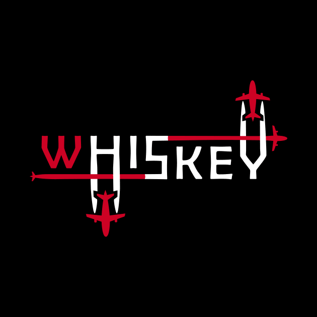 WHISKEY Aviation Phonetic Alphabet Pilot Airplane by For HerHim