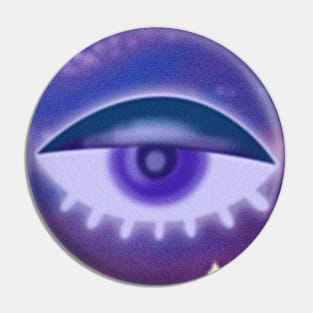 Space Eye star Pin