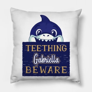 Gabriella - Funny Kids Shark - Personalized Gift Idea - Bambini Pillow