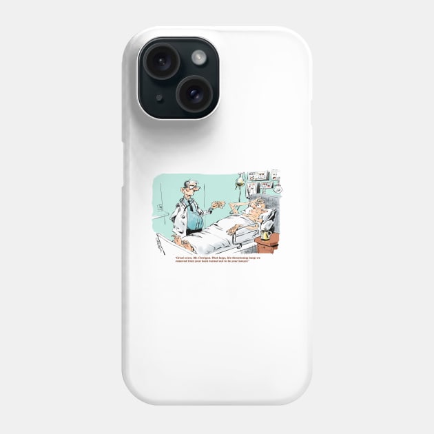 The life-saving operation Phone Case by Steerhead