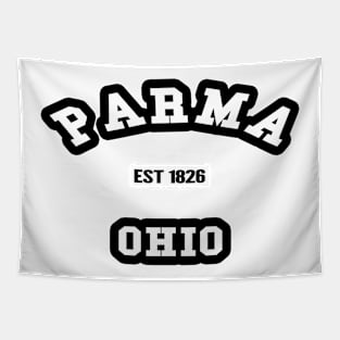 🏹 Parma Ohio USA Strong, Established 1826, City Pride Tapestry