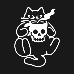 Cat's Skull Mug T-Shirt