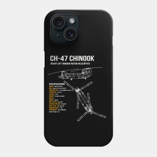 CH-47 Chinook Helicopter Phone Case