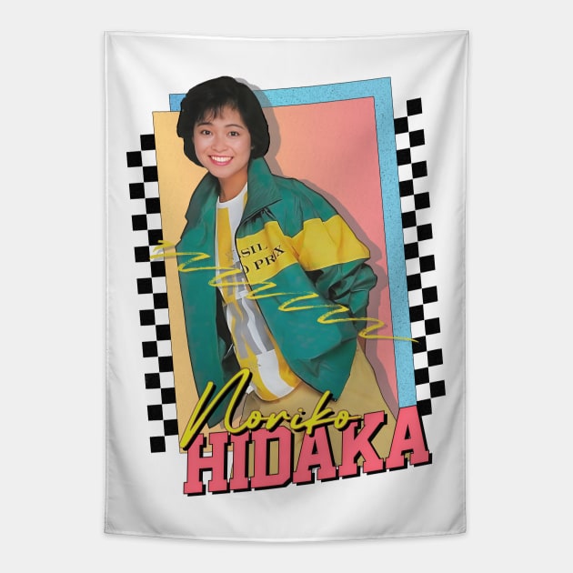 Noriko Hidaki / Retro 80s Fan Design Tapestry by DankFutura