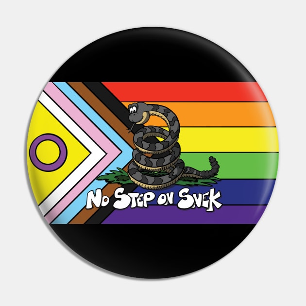 No Step on Snek Pin by Fighter Guy Studios