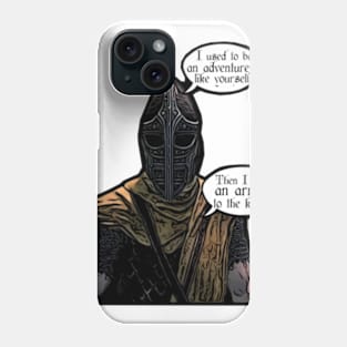 Skyrim - I used to be an adventurer Phone Case