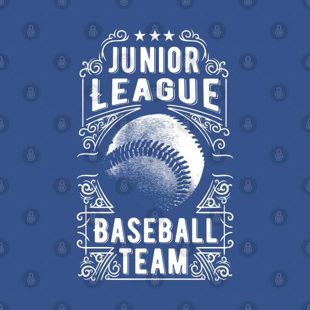 Discover Vintage Junior League Baseball Team - Baseball Team - T-Shirt